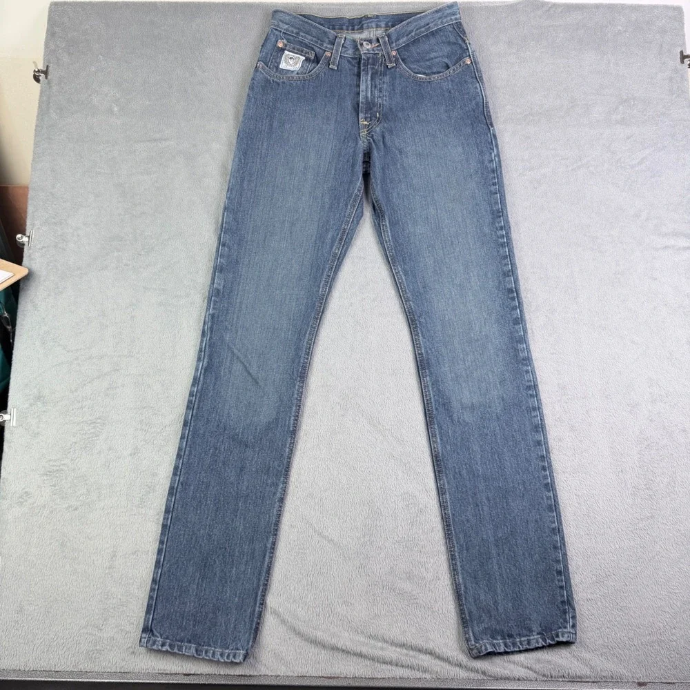 Cinch Mens Straight Leg Denim Jeans Pants Blue Medium Wash 27x36 MB92834013